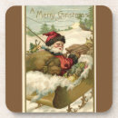 Search for vintage santa coasters Antique