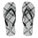 Search for black and white checkered jandals Tartan