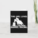 Search for barrel racing cards Animal lover