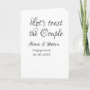 Search for engagement cards Engagement party name date