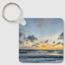 Search for sunset on the beach key rings Keepsake