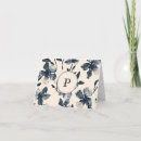 Search for flower monogram cards For her