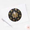 Search for fleur de lis pattern stickers Gold