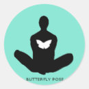 Search for asanas stickers Yoga