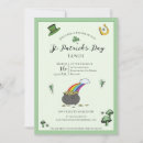 Search for irish blessing invitations Green