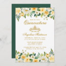 Search for yellow quinceanera invitations Quinceañera