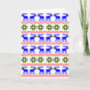 Search for ugly christmas sweater pattern postcards Reindeer