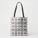 Search for black white aztec bags Boho