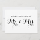 Search for minimalist wedding advice cards Well wishes