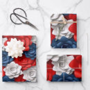 Search for red floral wrapping paper Stylish