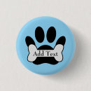 Search for blue dog badges Animal paws