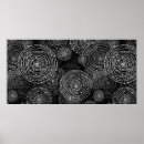 Search for round shape posters Black