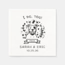 Search for french bulldog napkins Black and white