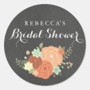 Search for chalkboard bridal shower stickers Flower