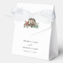 Search for christmas wedding favour boxes Watercolor