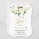 Search for white gold baby shower invitations Watercolor