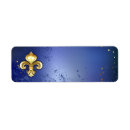 Search for fleur de lys return address labels Lily