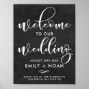 Search for chalkboard welcome wedding signs Vintage