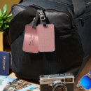 Search for metal luggage tags Rose gold