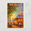 Search for vintage new orleans postcards Illustration