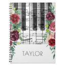 Search for piano notebooks Flowers