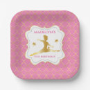Search for pink and gold plates For kids