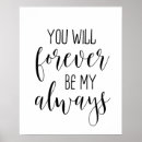 Search for always and forever posters Quote