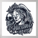 Search for skulls roses posters Woman