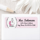 Search for pink princess return address labels Ballet