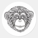 Search for monkey art stickers Mandala