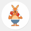 Search for boxing kangaroo stickers Funny