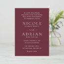 Search for merlot wedding invitations Elegant