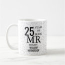 Search for silver anniversary mugs Twenty five years