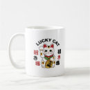 Search for lucky cats mugs Japan