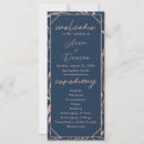Search for rose gold and navy blue wedding programs Pink