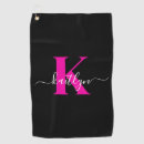 Search for hot pink golf towels Elegant