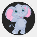 Search for cartoon elephant stickers Illustration