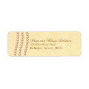 Search for pearls return address labels Vintage