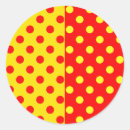 Search for red spot stickers Polka dots
