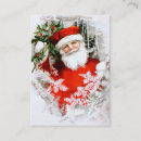 Search for santa claus business cards Vintage