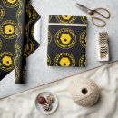 Search for beehive wrapping paper Yellow