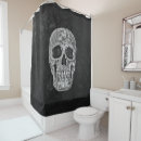 Search for scary halloween shower curtains Black and white