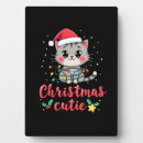 Search for funny christmas plaques Kitten