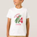 Search for 4th birthday tshirts T rex