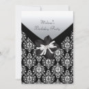 Search for damask engagement party invitations White