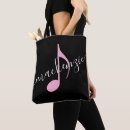 Search for music tote bags Black