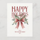 Search for red bows postcards Elegant