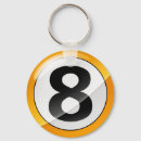 Search for number eight key rings Team