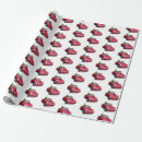 Search for driving wrapping paper Santa claus