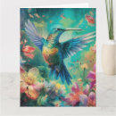 Search for hummingbird cards Colourful